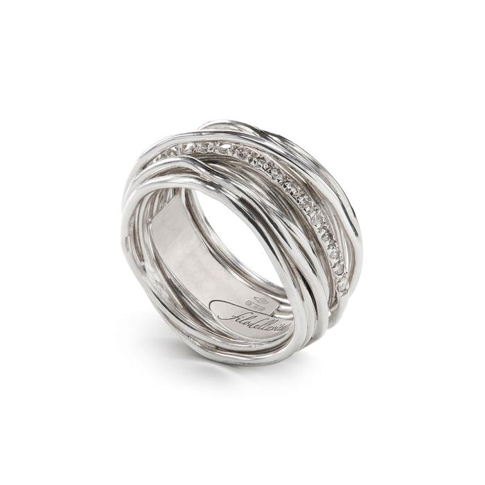 Filodellavita Classic 13 fili in Argento 925 e 16 Diamanti Bianchi