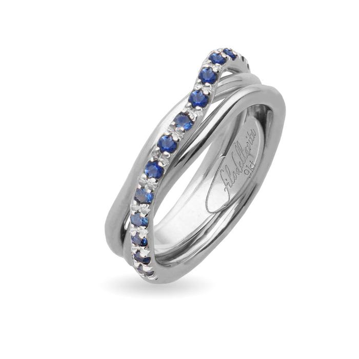 Filodellavita Prezioso e Zaffiri blu da 0.37ct