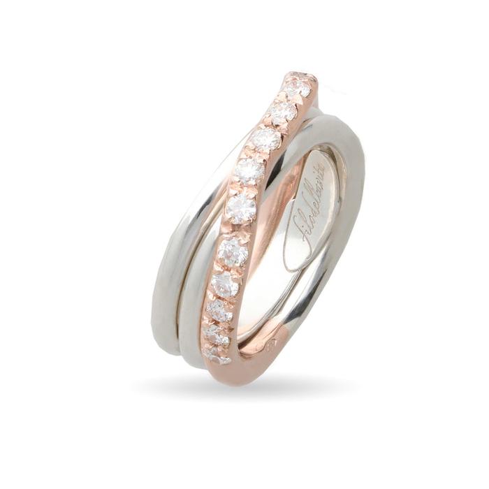 Filodellavita Prezioso 3 fili e Diamanti Bianchi da 0.80ct