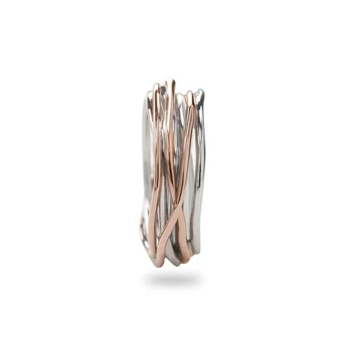 Filodellavita Classic - 7 fili in Oro Rosa 9kt e Argento 925