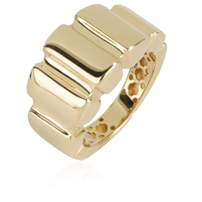 Anello a fascia in oro 18kt lucido
