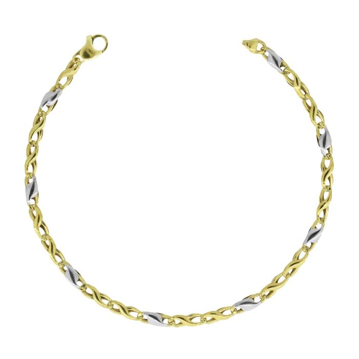 Bracciale maglia piatta