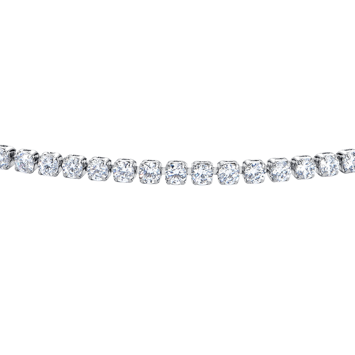 BRACCIALE UOMO IN ACCIAIO CON ZIRCONI BIANCHI