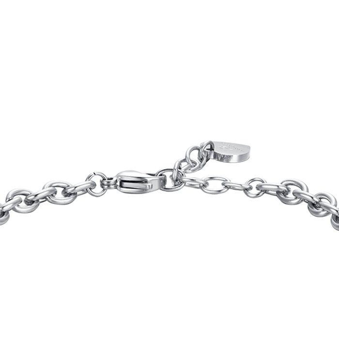 BRACCIALE DONNA IN ACCIAIO L'AMICIZIA E' UNA SOLA ANIMA CHE ABITA IN DUE CORPI