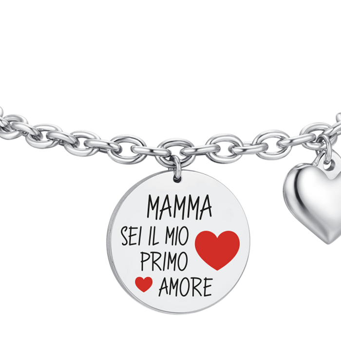 BRACCIALE DONNA IN ACCIAIO MAMMA