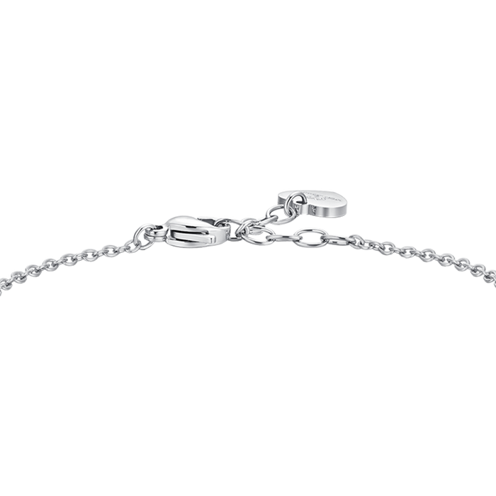BRACCIALE DONNA IN ACCIAIO CRISTALLI VERDE