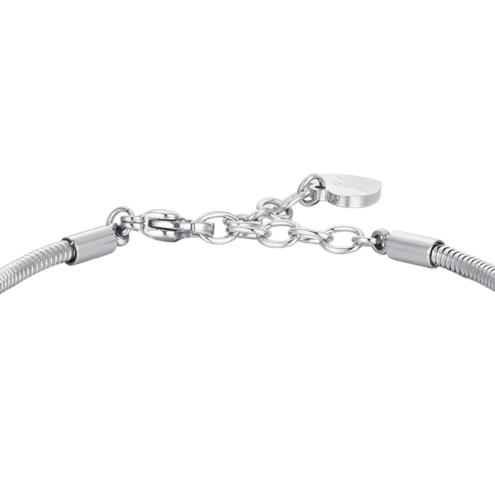 BRACCIALE DONNA IN ACCIAIO BORSA E CRISTALLI
