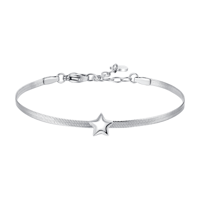 BRACCIALE DONNA IN ACCIAIO CON STELLA