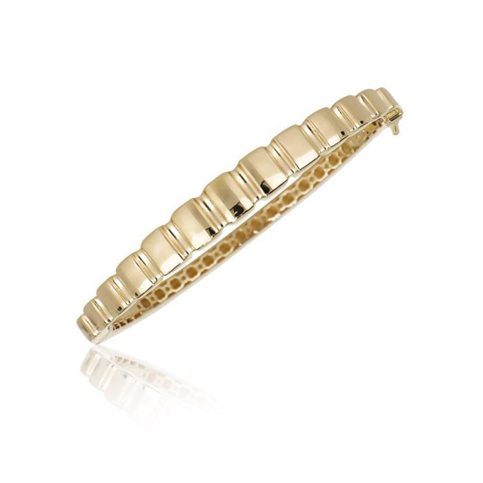 Collana in oro 18kt con finitura lucida gialla