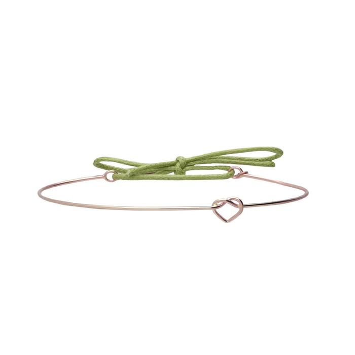 Bracciale Filodamore con Cuore annodato in Oro 9kt