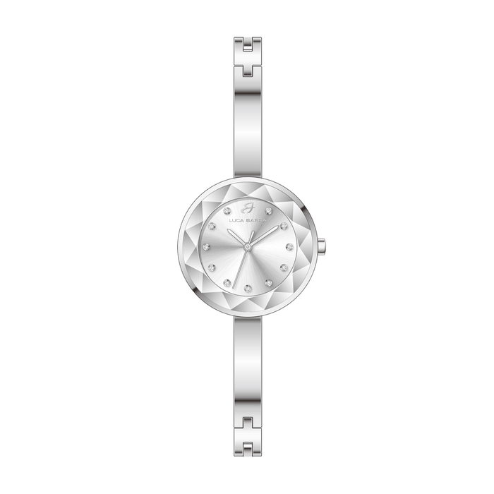 OROLOGIO DONNA IN ACCIAIO QUADRANTE BIANCO