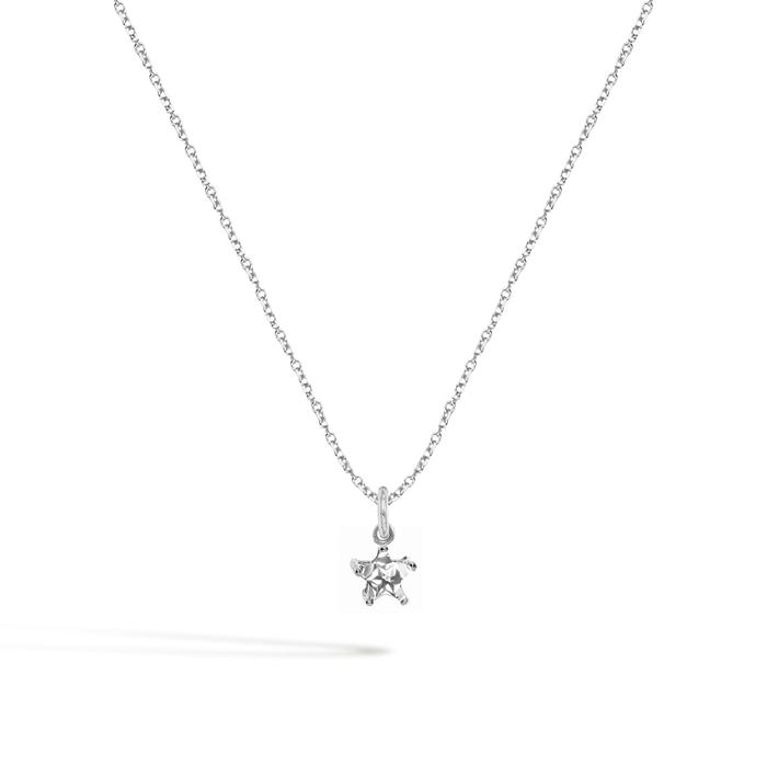 Collana Stella in Oro e Zirconi