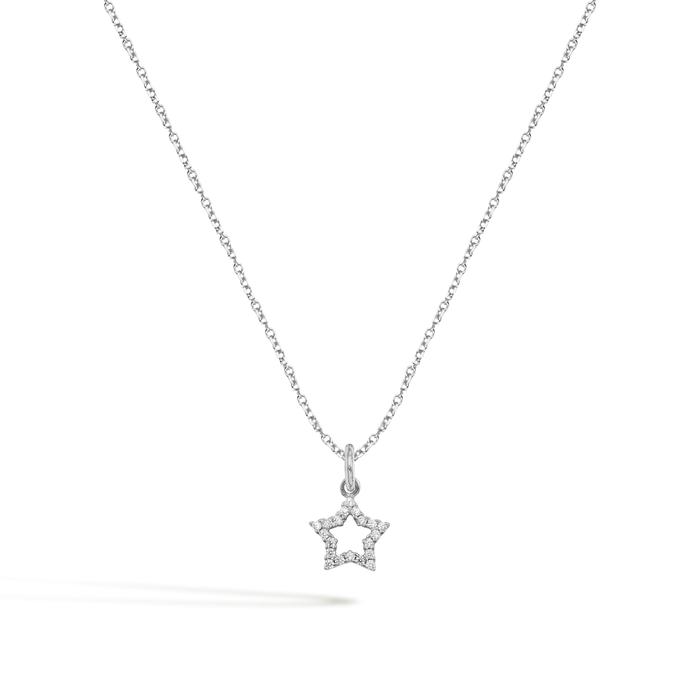 Collana Stella in Oro e Zirconi