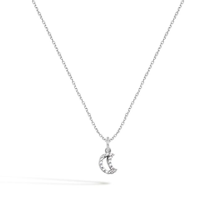 Collana Luna in Oro e Zirconi