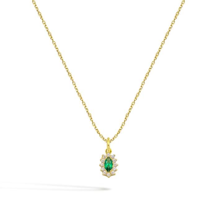 Collana GEMME in Oro e Zirconi