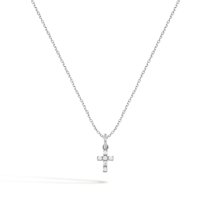 Collana Credo in Oro e Zirconi