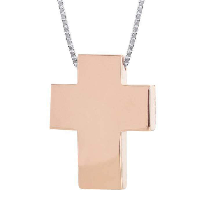 Collana in oro 18kt con pendente a forma di Croce