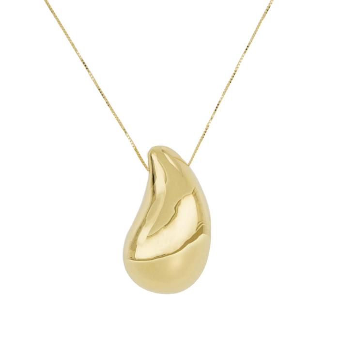 Collana in oro 18kt con finitura lucida gialla