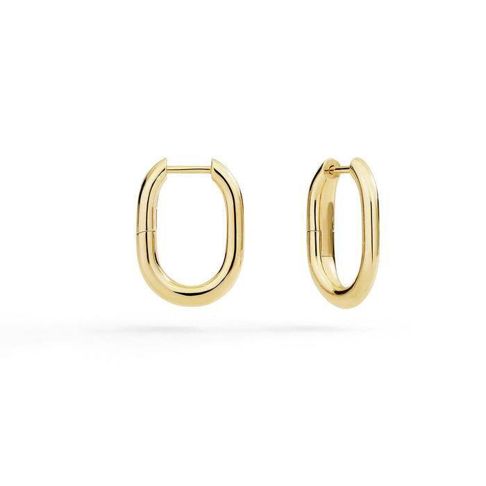 ORECCHINI HOOP ESSENTIALS ORO GIALLO