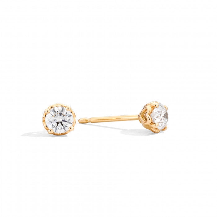 Orecchini anniversary punto luce br 0.40