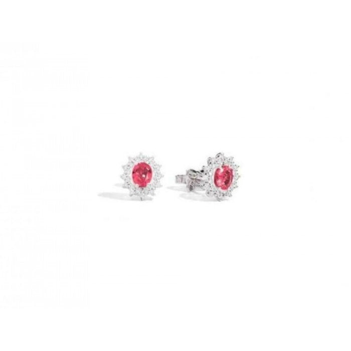 Orecchini camelia rubino 0.69 br 0.27