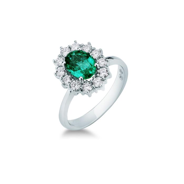 ANELLO SMERALDO E BR