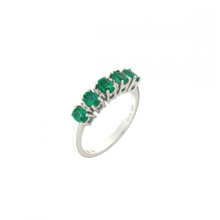 ANELLO SMERALDI E BR