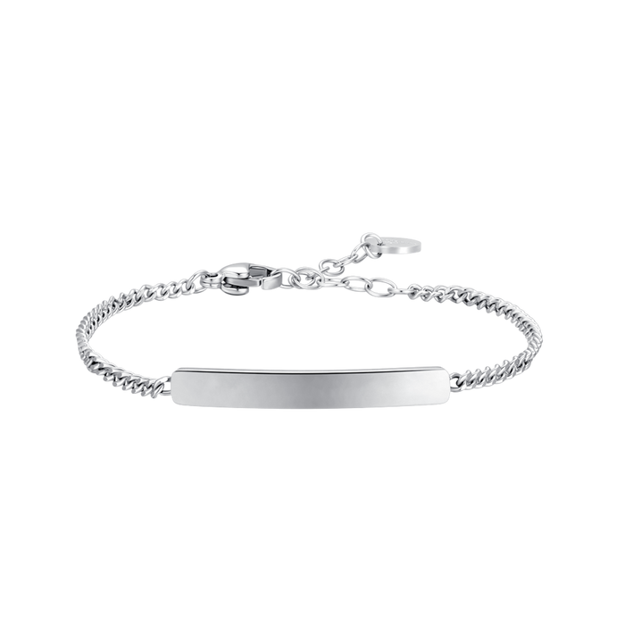 BRACCIALE BAMBINO IN ACCIAO CON PIASTRA