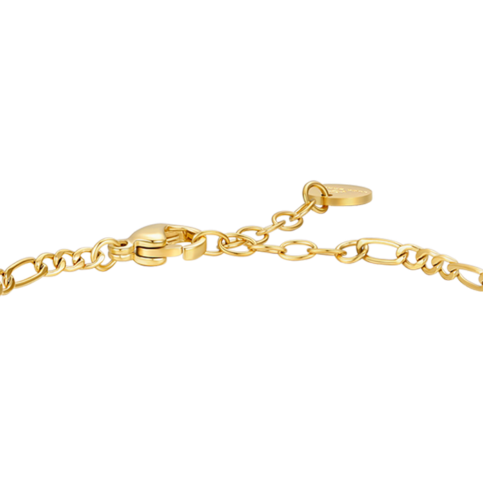 BRACCIALE BAMBINO IN ACCIAIO IP GOLD CON PIASTRA