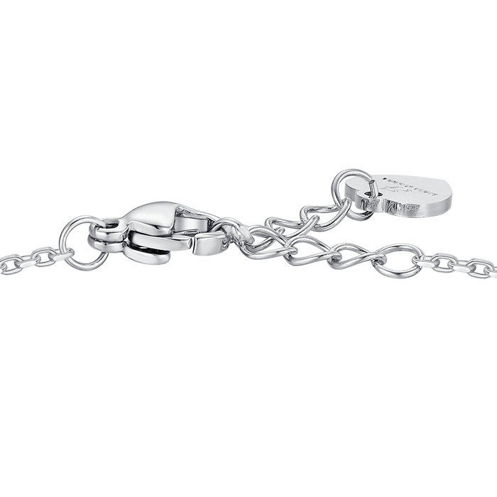 BRACCIALE BAMBINA IN ACCIAIO CON ZIRCONI BIANCHI