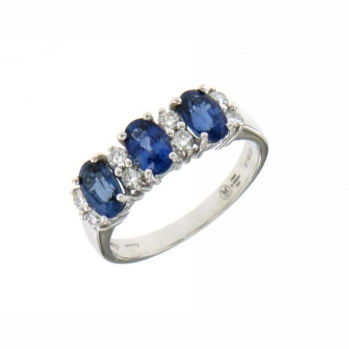 ANELLO ZAFFIRI E BR