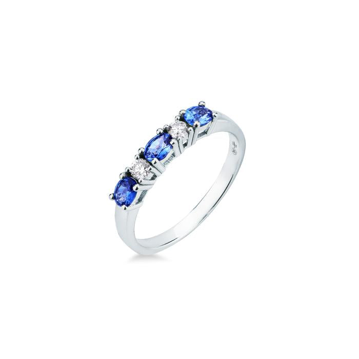 ANELLO ZAFFIRI E BR