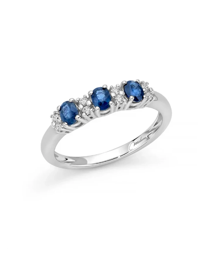 Anello trilogy zaffiri