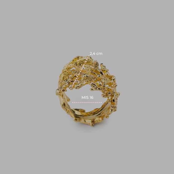 Anello  Gold Corallo