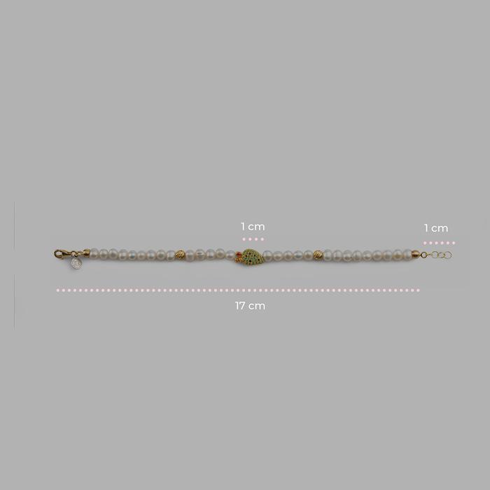 Bracciale Perle Pala Di Fico Lapilli