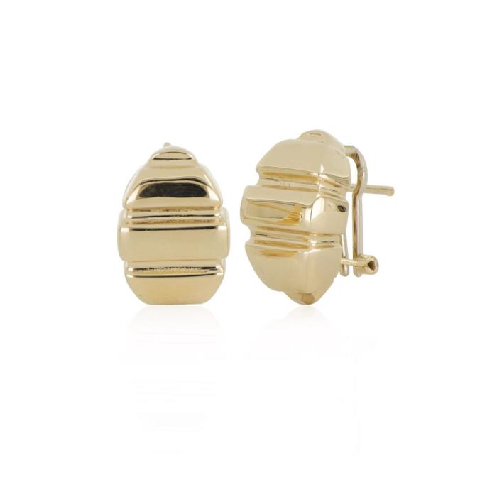 Orecchini in oro lucido 18kt