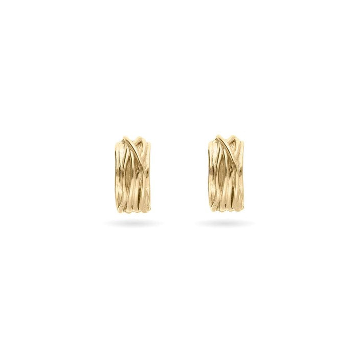 Filodellavita Mini - Orecchini in Oro Giallo Rosa Bianco 9kt