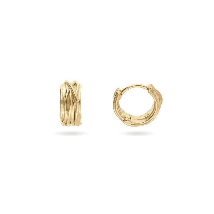 Filodellavita Mini - Orecchini in Oro Giallo Rosa Bianco 9kt