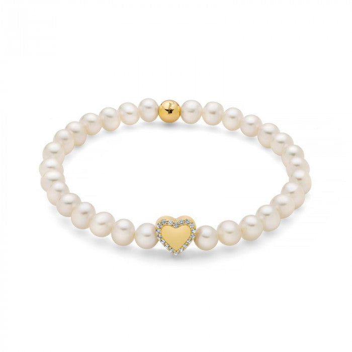 Bracciale perle cuore