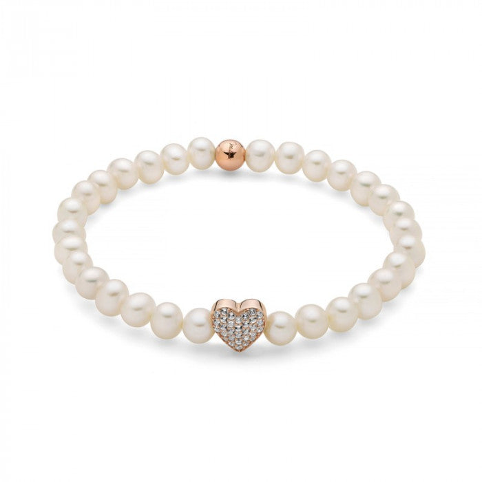 Bracciale perle cuore