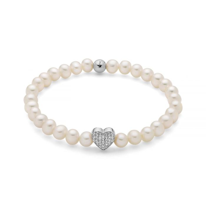 Bracciale perle cuore
