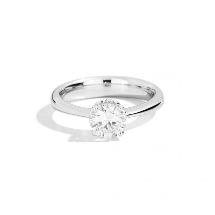 Anello anniversary solitario br 0.24