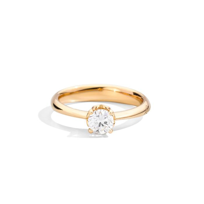 Anello anniversary solitario br 0.34