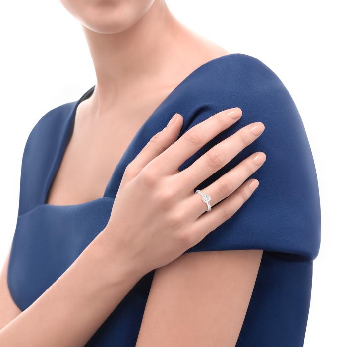 Anello anniversary solitario br 0.92