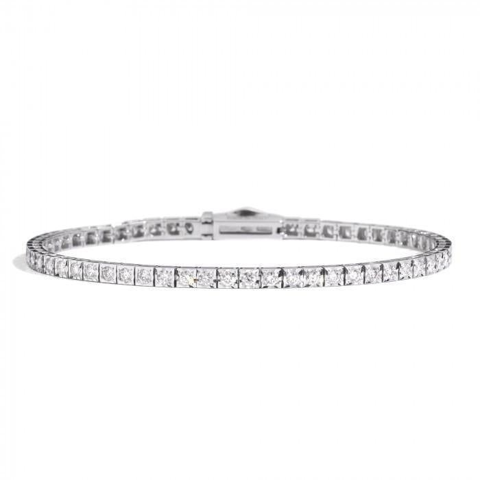 Bracciale tennis face cube br 0.30
