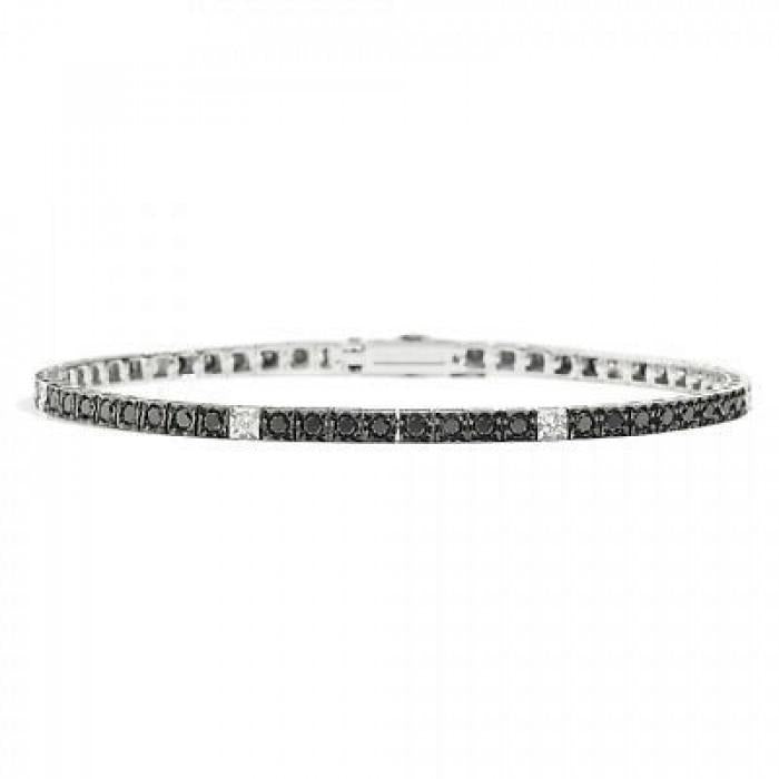 BRACCIALE TENNIS FACE CUBE BR NERI 2.05 + BR 0.25