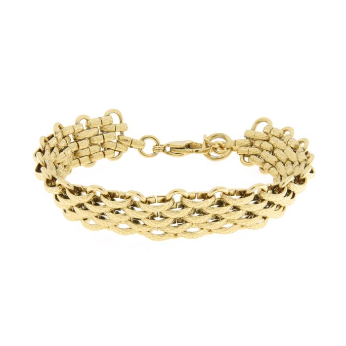 Bracciale in Acciaio a maglia intrecciata