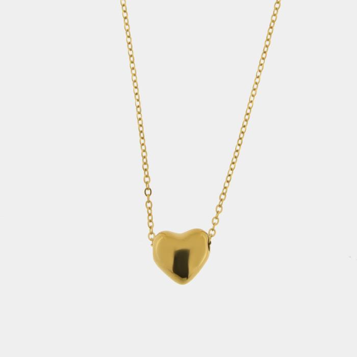 Collana in Acciaio con cuore pendente
