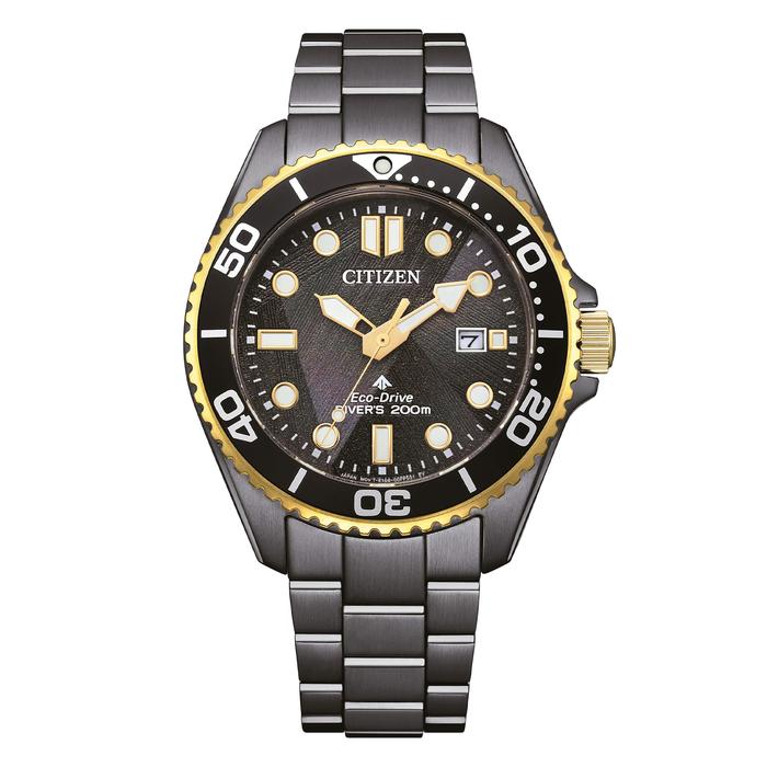 Diver's Eco Drive 200 mt 40mm Light in Black Lim. Ed.