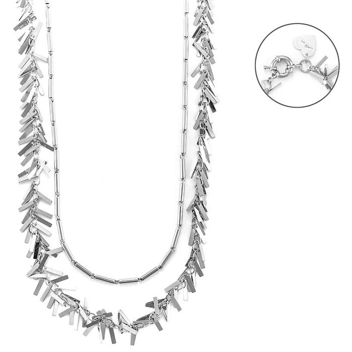 Collana stecche multifilo